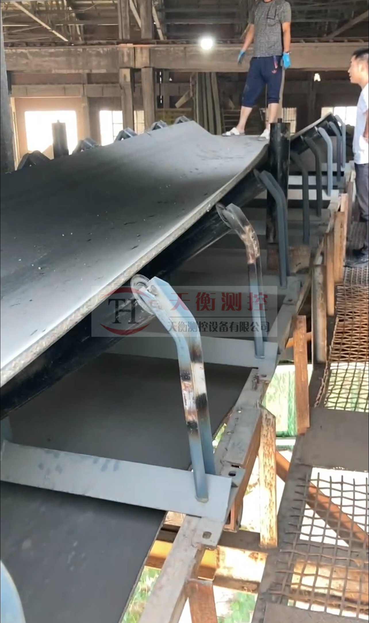 蘇州太倉砂石廠皮帶秤安裝現(xiàn)場