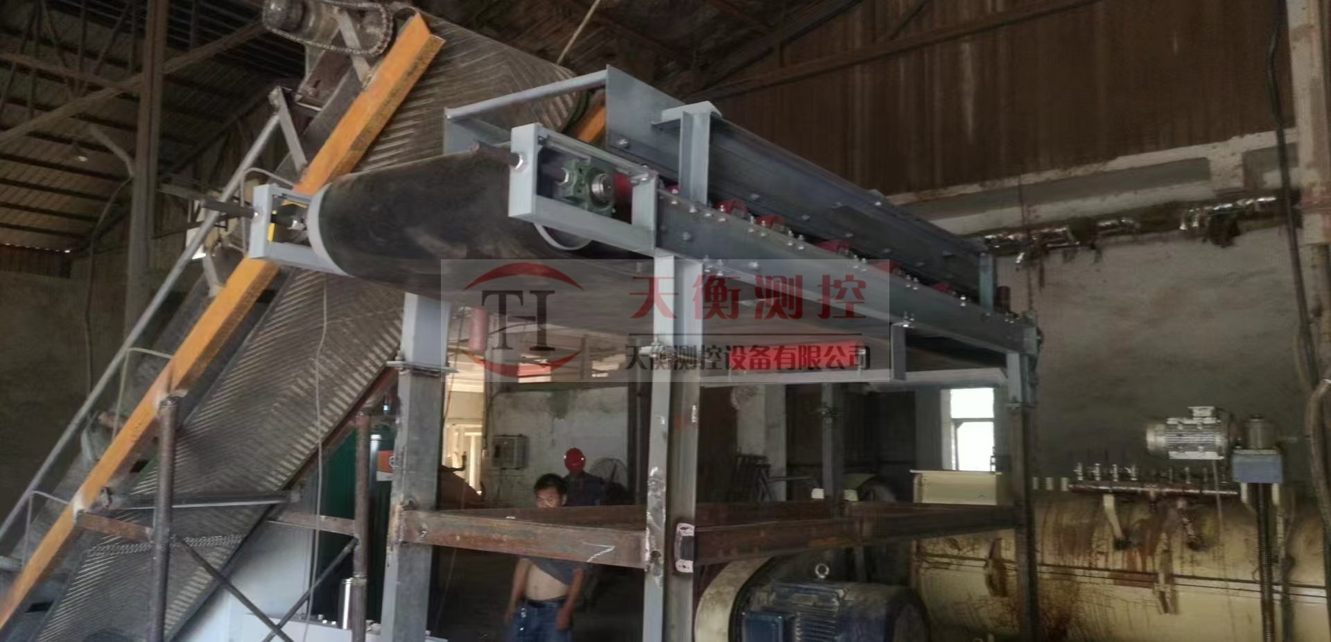 河南皮帶定量給料機使用現(xiàn)場