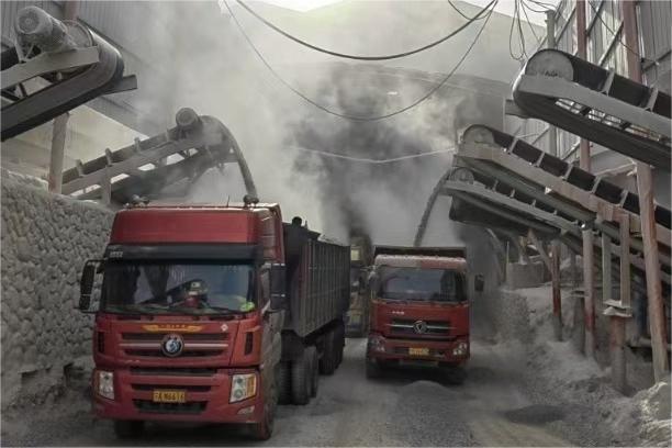 陜西皮帶秤定量裝車項目現(xiàn)場